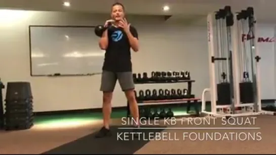 The Single Kettlebell Front Squat.