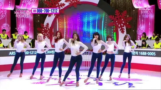 131212 AOA - Confused @ MBC Live Special ‘Tiny Share, Big Love'