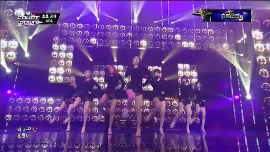 131010 AOA 흔들려 (Confused) @ Mnet M!Countdown