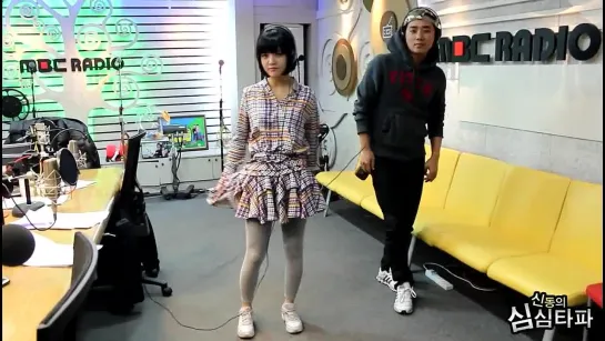 140206 AOA Jimin & ILAC, bottom wave dance @SimSimTaPa