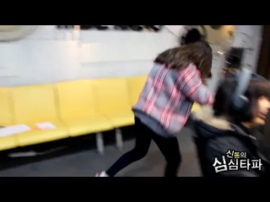 140129 AOA Mina, scorpion dance @ MBC Shindong's Simsimtapa