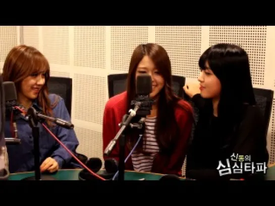 131026 AOA Seolhyun & Yuna’s personal talent penalty @ SSTP radio