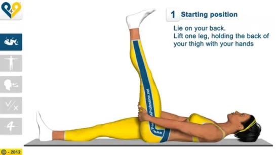 Pilates exercises - Stretching legs exercise