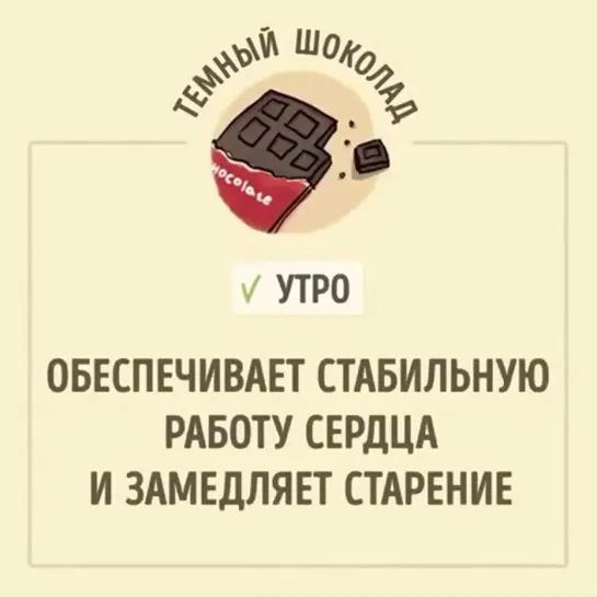 В какое время суток есть те или иные продукты