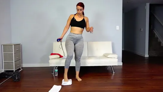 Booty, Stomach, Legs Home Workout with Sliders