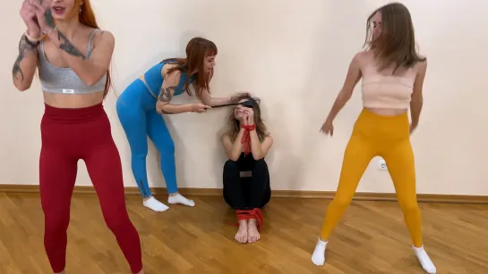 Three Sweaty Girls Humiliate One Slave Girl – Ass Worship, Facesit, Sock And Armpit Sniffing Group Lezdom