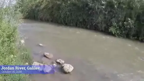 Река Иордан в Израиле. The Jordan River in Israel