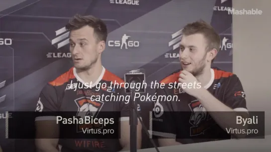 Играют ли Virtus.pro в Pokemon GO?