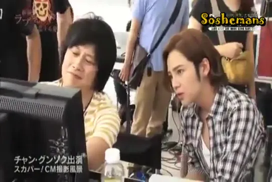 Jang Keun Suk : BTS of CF 'SkyperfecTV' (Русские субтитры)