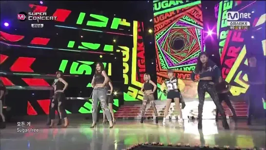 [PERF] 141014 T-ara - Sugar Free @ Mnet Super Concert