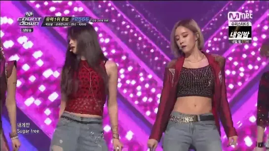 [PERF] 140918 T-ara - Sugar Free @ M!Countdown