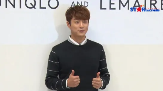 [NEWS] 3.03.2016 StarDailyNews  - Uniqlo & Lemaire 2016 S/S Collection Launching Event - DooJoon