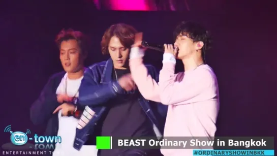 [NEWS] 27.12.2015 EnTown - BEAST Ordinary Show in Bangkok - YeY, Good Luck & I Think I Love You