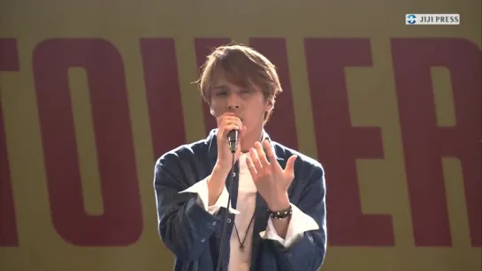 [NEWS] 5.07.2015 JIJIPRESS - DongWoon "Kimishika" Release Event at Tower Records Shibuya