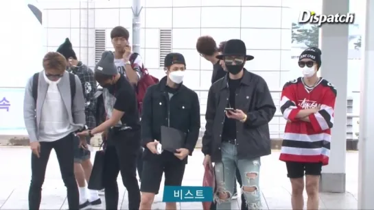 [NEWS] 5.06.2015 Dispatch - BEAST at Incheon Airport, Departed to Taiwan