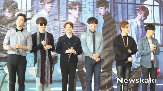 [NEWS] 7.03.2015 NewsKaki - BEAST Fan Meeting in Bangkok Press Conference - Greeting