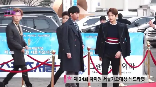 [NEWS] 22.01.2014 24th Seoul Music Awards Red Carpet - BEAST