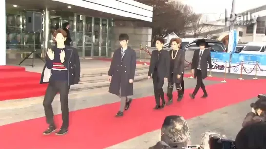 [NEWS] 22.01.2014 TV Daily - 24th Seoul Music Awards Red Carpet - BEAST & Others