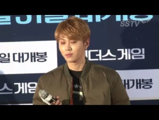 [NEWS] 18.12.2013 SSTV - Ender's Game Premiere - JunHyung