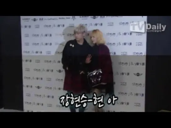 [NEWS] 21.10.2013 TV Daily - 2014 S/S Seoul Fashion Week Photowall - Trouble Maker