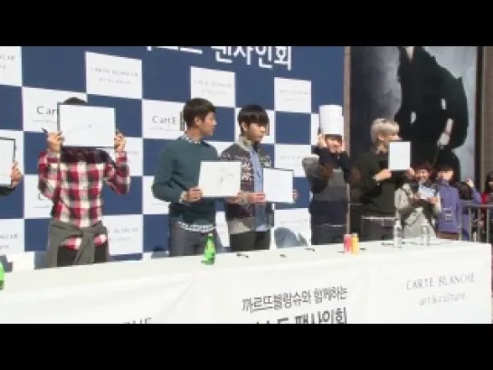 [NEWS] 18.10.2013 TV Daily - BEAST at Carte Blanche Fansign