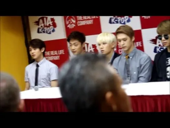 [NEWS] 27.06.2013 MYNewskaki - AIA K-POP Live in Kuala Lumpur Press Conference - BEAST, 4Minute, G.Na