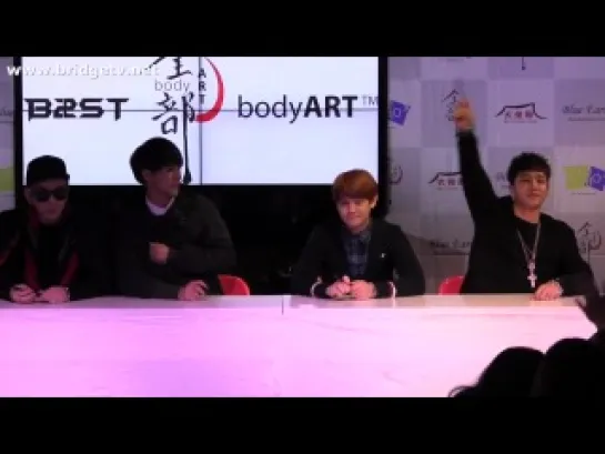 [NEWS] 6.02.2013 BridgeTV - BEAST at bodyART Fansign in Japan