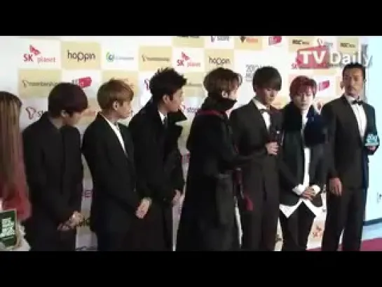 [NEWS] 14.12.2012 TV Daily - 2012 MelOn Music Awards Red Carpet - BEAST