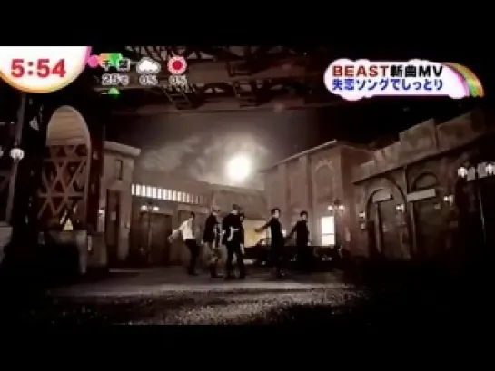 [NEWS] 26.09.2012 Mezamashi TV - BEAST "Midnight" (Japanese Version) Preview