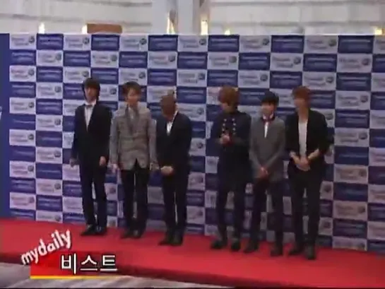 [NEWS] 12.05.2012 MyDaily - 2012 Dream Concert Red Carpet - Boyfriend, ZE:A, B1A4, 2AM, BEAST, MBLAQ, 2PM, Teen Top, TVXQ