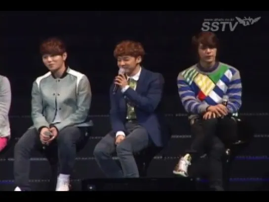 [NEWS] 22.04.2012 SSTV - BEAST 2nd Official Fan Meeting: What members do in their dorm?