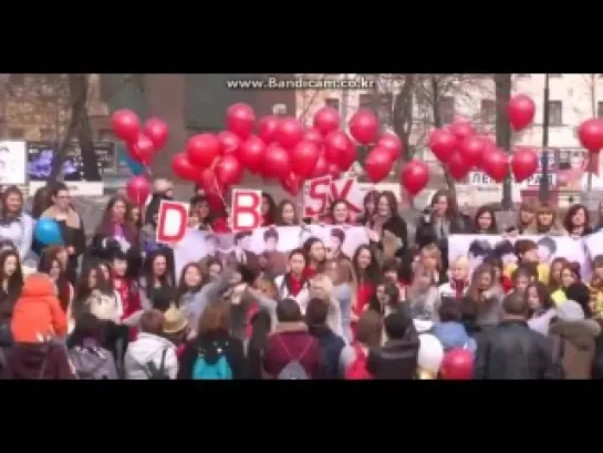 [NEWS] 15.04.2012 KBS News - K-Pop Flash Mob in Moscow