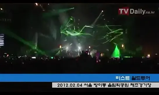 [NEWS] 4.02.2012 TV Daily - Beautiful Show in Seoul: BEAST - Shock & Breath