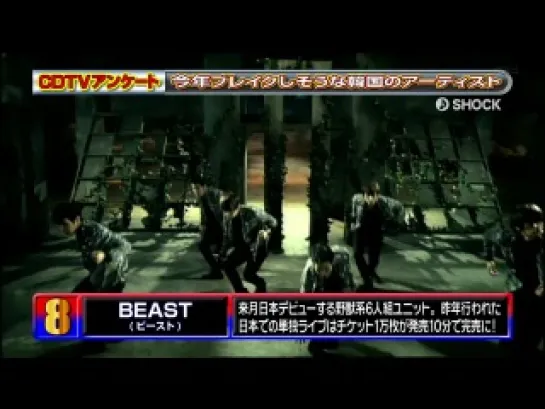 [NEWS] 20.02.2011 CDTV Ranking - BEAST Cut