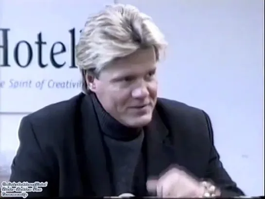 21.03.1998 Dieter Bohlen - Press Conference, Tallinn Park Hotell