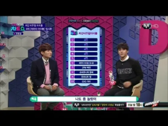 [SHOW] 31.01.2014 Mnet Super Idol Chart Show, Ep.1 - MC Cuts