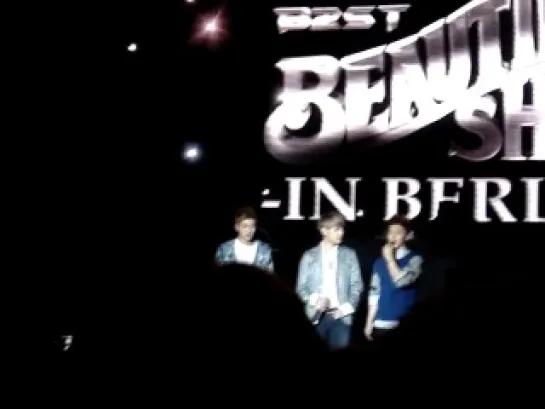 [FANCAM] 12.02.2012 KiKwang says "Ich liebe euch" @ Beautiful Show in Berlin