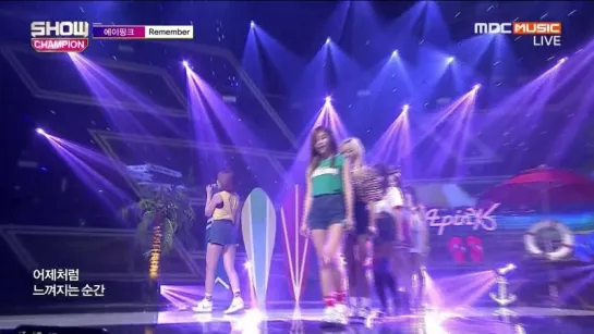 [PERF] A PINK - REMEMBER (150805 MBC MUSIC "SHOW CHAMPION")