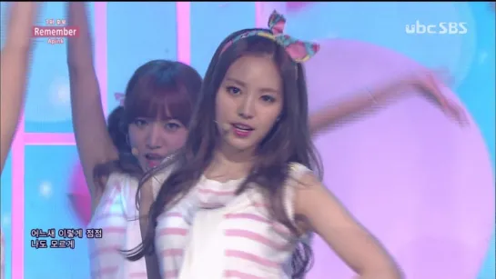 [PERF] A PINK - REMEMBER (150802 SBS "INKIGAYO")