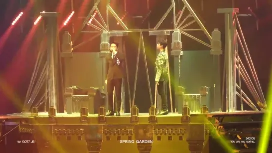 [FANCAM] 180505 Jinyoung & BamBam - King @ Концерт «GOT7 2018 World Tour: Eyes On You» в Сеуле (День 2).