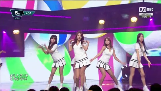 150716 AOA - Heart Attack @ Mnet MCountdown