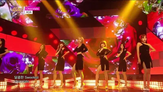 150627 AOA - Chocolate @ Show Music Core