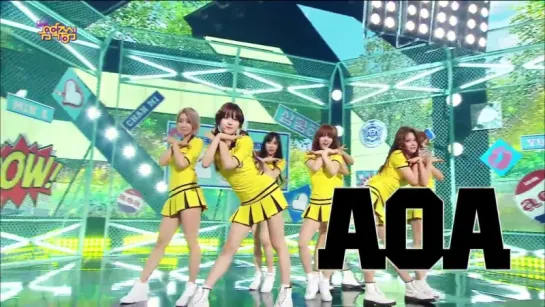 150627 #AOA - #심쿵해 (Heart Attack) Comeback Stage @ Show Music Core