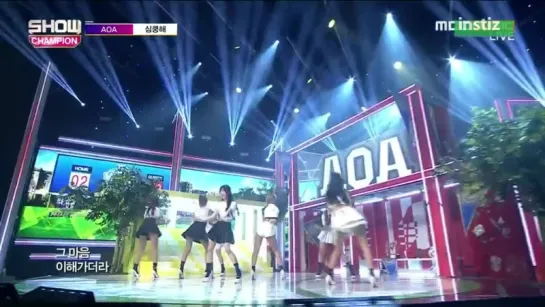 150624 AOA - Heart Attack @ Show Champion Comeback Stage