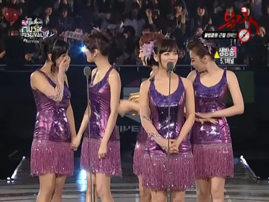 Wonder Girls win Song of the Year @ MKMF 2008