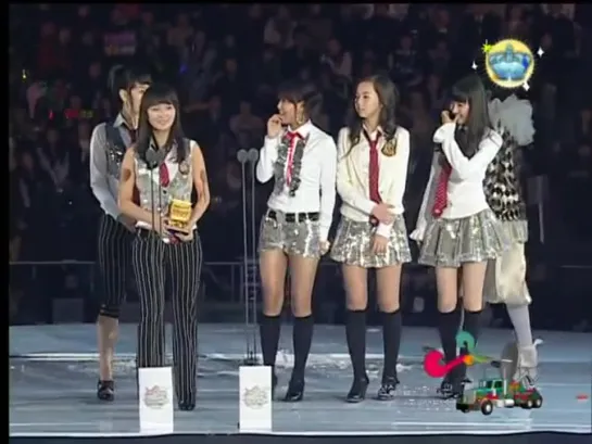 Wonder Girls win Best Rookie Award @ MKMF 2007 - 071117