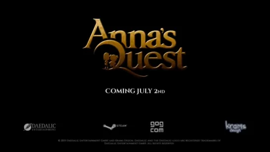 Annas Quest - Игровой Трейлер 2015 г