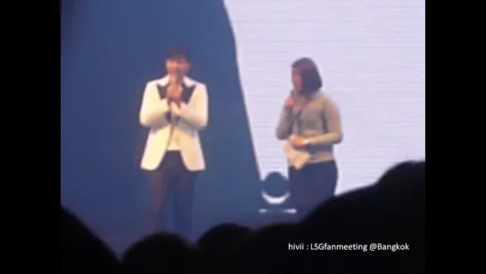 [Fancam] 130810 Lee Seung Gi said Love Love Kiss Kiss รักนะจุ๊บๆ @The Brilliant