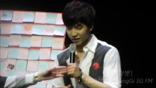 120825 Lee Seung Gi SG Fanmeet - Doing 5 Ageyo