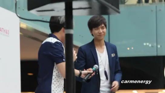 Lee Seung Gi - Singapore Press Conference Opening (720p)